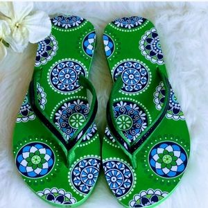 Vera Bradley Flip Flops NWOT
